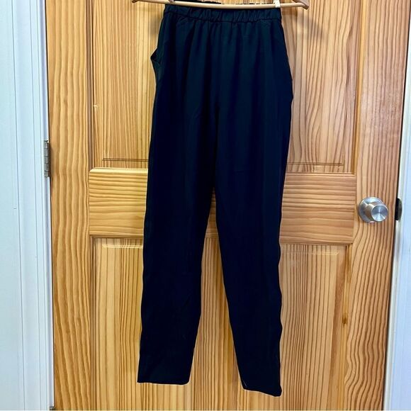 Lululemon black 27" Inseam joggers pants drawstring waist size 2 - Picture 2 of 5